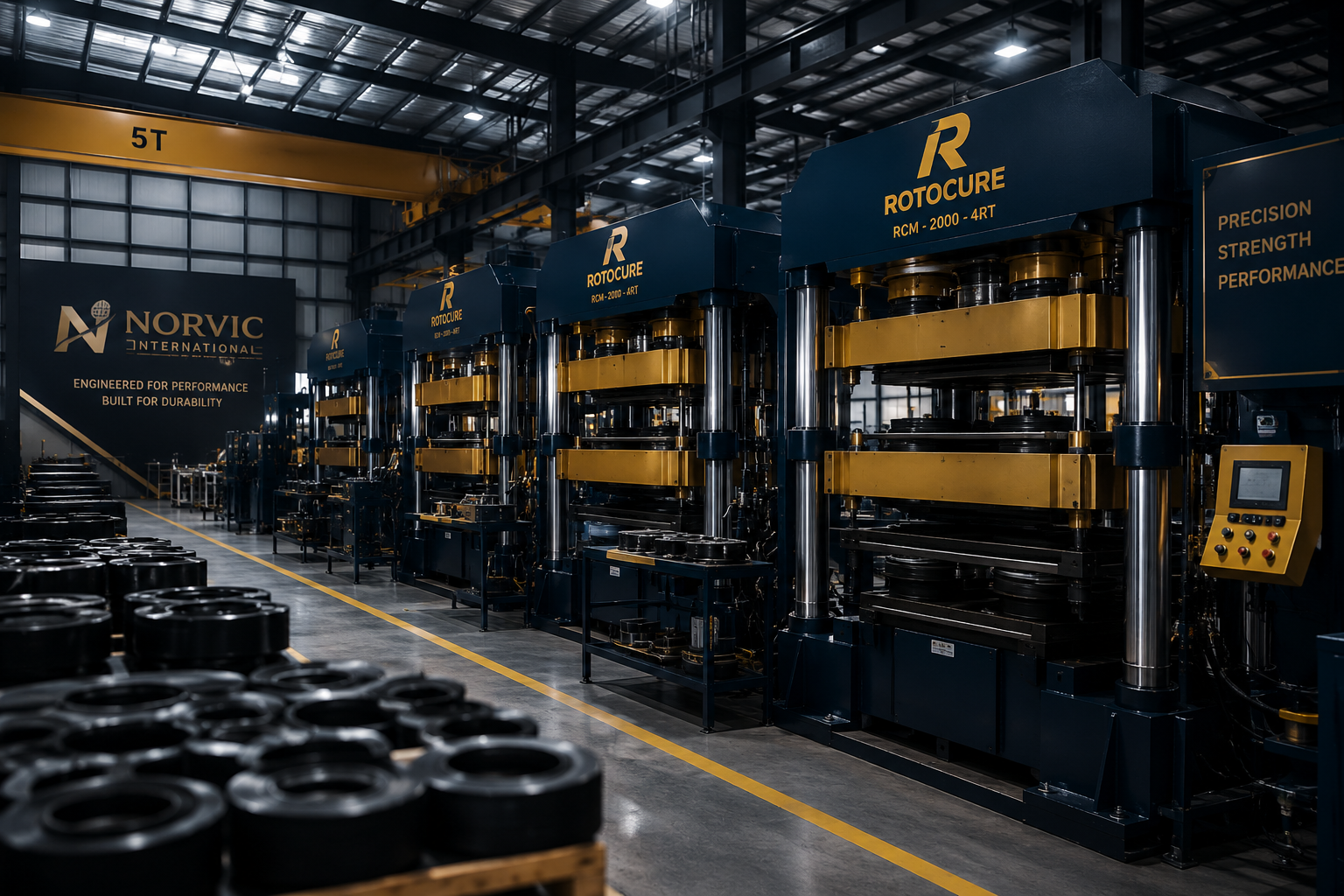 Norvic International industrial rubber manufacturing facility